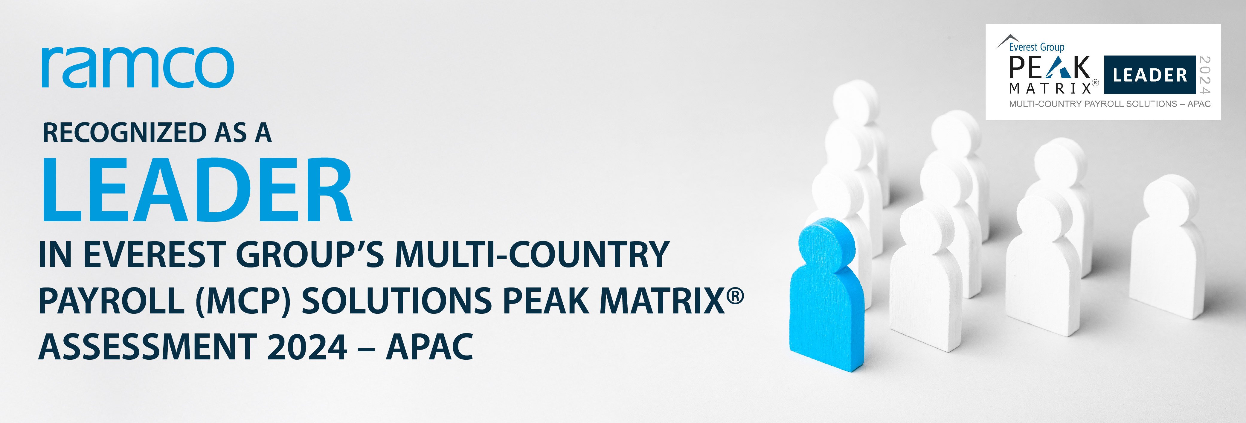 Ramco Systems recognized a ‘Leader’ in Everest Group’s  2024 APAC Multi-Country Payroll (MCP) Solutions PEAK  Matrix® for 3rd consecutive year